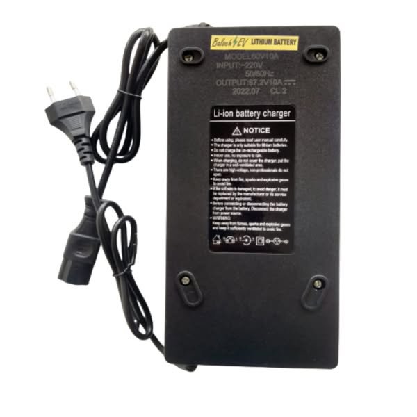 Li-ion 60V Charger (67.2V / 10A) – Baloch EV